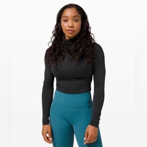 Lululemon All Aligned Mock Neck Long Sleeve
Black